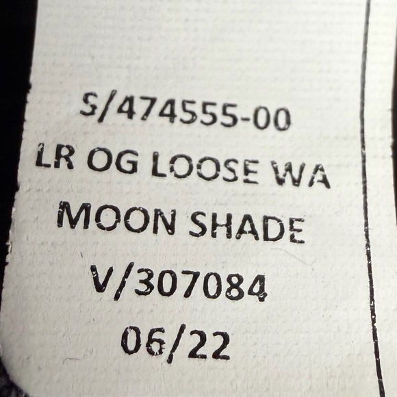 Old Navy Low Rise OG Loose Jeans 6 Charcoal Faded Black Moon Shade Straight Leg - Picture 10 of 16